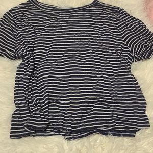 Caution to the wind striped shirt
